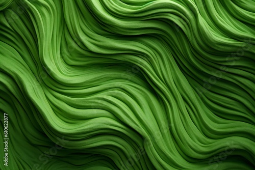 Soft wave elegant nature green texture Generative AI