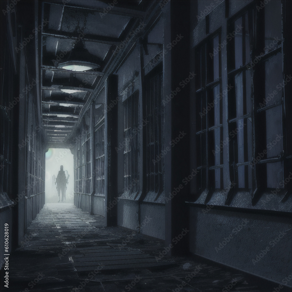 old abandoned building, corridor with rooms, giving eerie, creepy vibes, cracks on wall, haunted mansion, high quality images good for story telling, old abandoned building, corridor with rooms, giving eerie, creepy vibes, cracks on wall, haunted mansion, high quality images good for story telling,