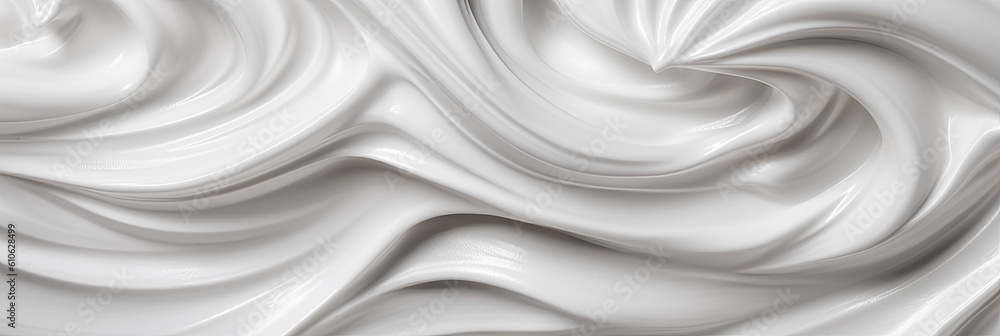 A closeup of a cream texture - Generative AI