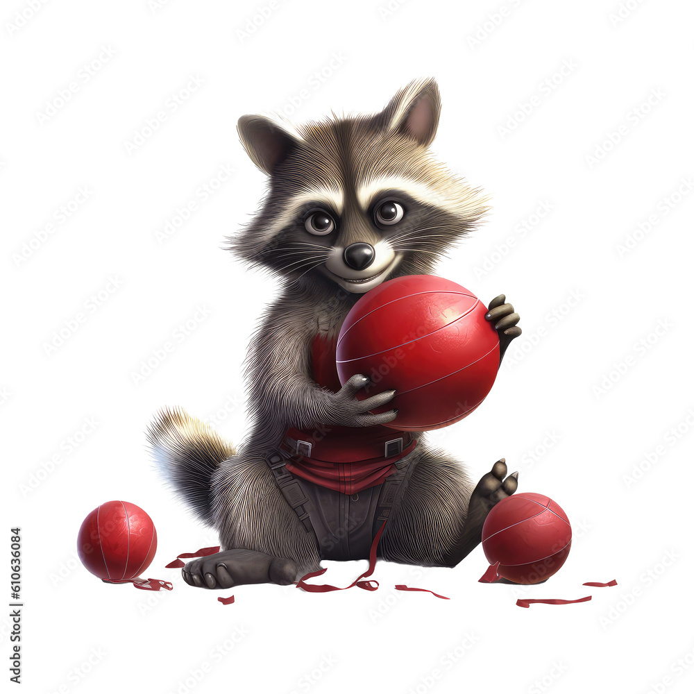 raccoon looking isolated on white raccoon looking isolated on white