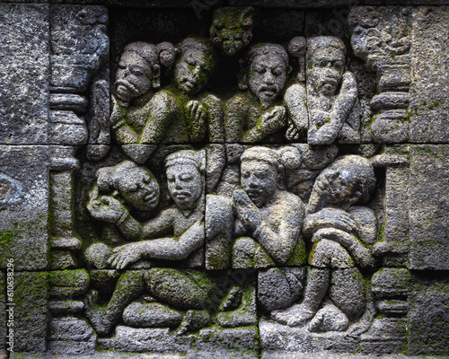 Detail of Borobudur temple