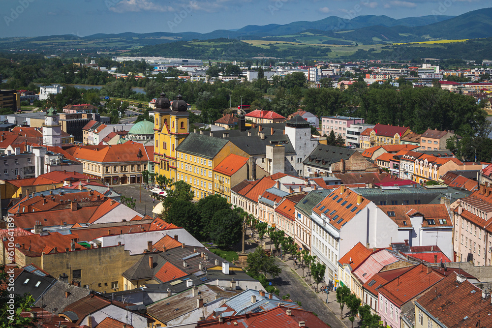 In the historic centre of Trencin