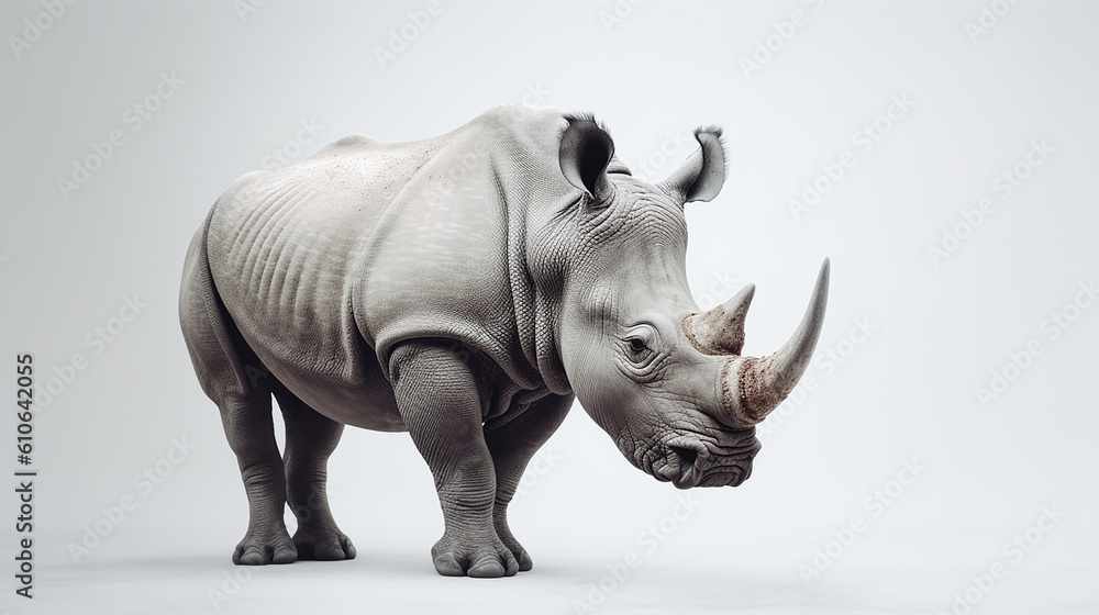 Obraz premium rinoceronte forte