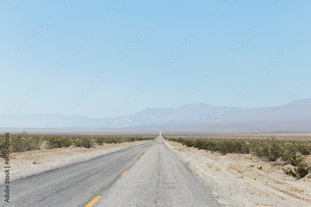 Death valley road, USA.