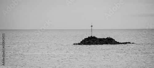 Lonely Rock in the Sea