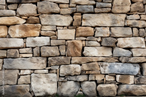 Lime stone background wall texture Generative AI