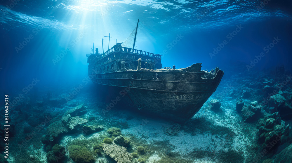 Sunken ghost ship Sunken ghost ship
