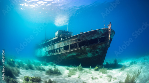 Sunken ghost ship © Florian