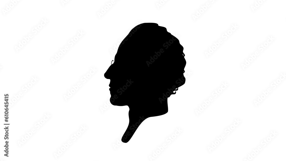 Gustav Mahler silhouette