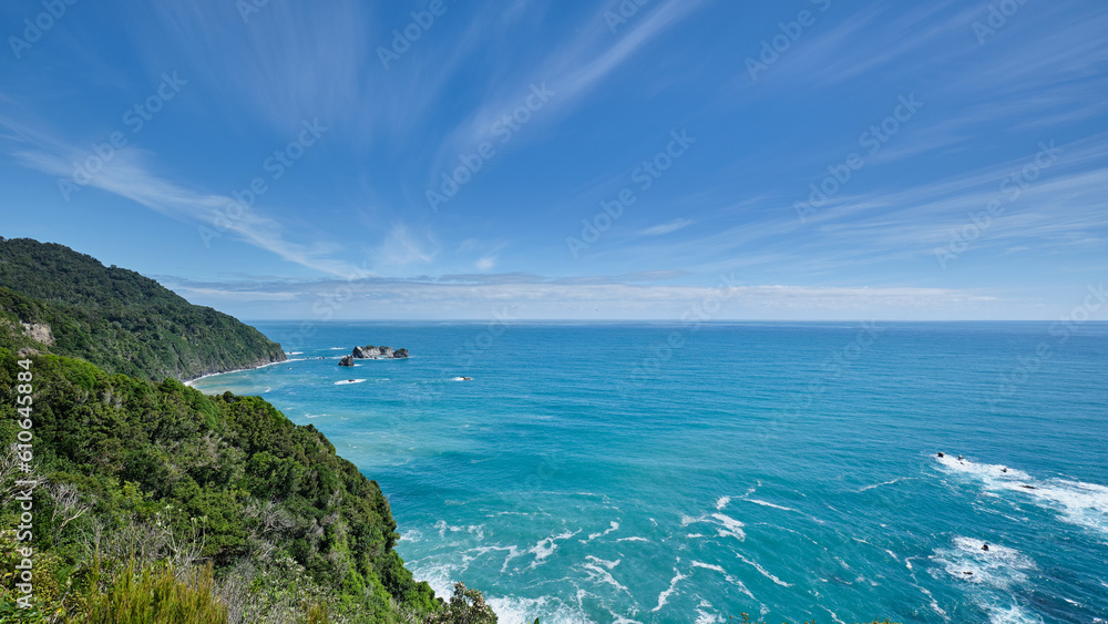 Knights Point Lookout at the West Coast of New Zealand