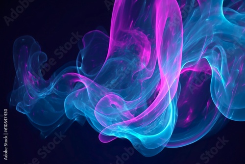 Electric Enchantment: A Fantastic Light Animation with Colorful Electric Swirls and a Luminous Blue Background, Evoking a Mesmerizing Sky of Light Sky Blue, Dark Blue, and Dark Pink, Illuminated with 
