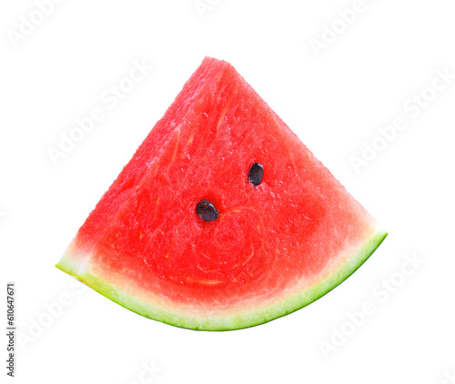 sliced watermelon isolated on transparent png
