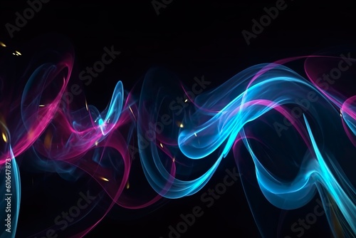 Electric Enchantment  A Fantastic Light Animation with Colorful Electric Swirls and a Luminous Blue Background  Evoking a Mesmerizing Sky of Light Sky Blue  Dark Blue  and Dark Pink  Illuminated with 