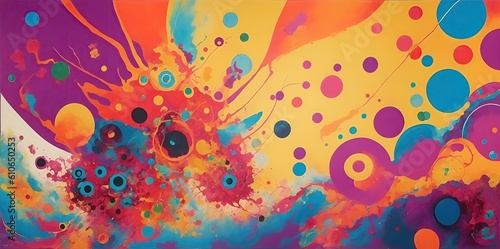 Fluid texture, colourful abstract paint, mix colors, abstract background.