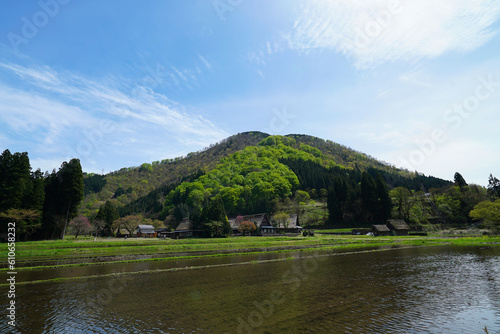 五箇山　菅沼集落の合掌造りの家