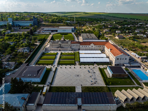 aerial view of mimi castle in bulboaca after European Political Community Summit photo