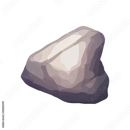 Cartoon jewelry stone for game achievement and currency, icon of colored shiny crystal.