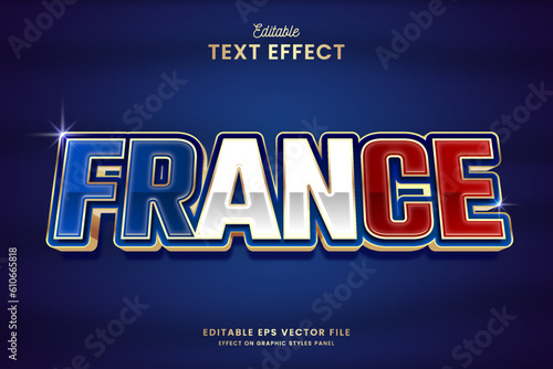 2000.3000 5fixdecorative editable bastille day france text effect vector design