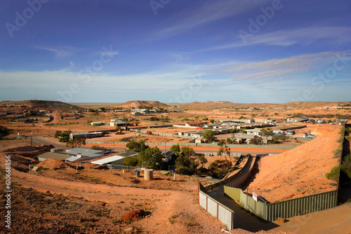 view of the city of coober pedy photo