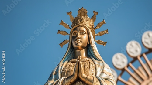estátua de nossa senhora aparecida, fé cristã 