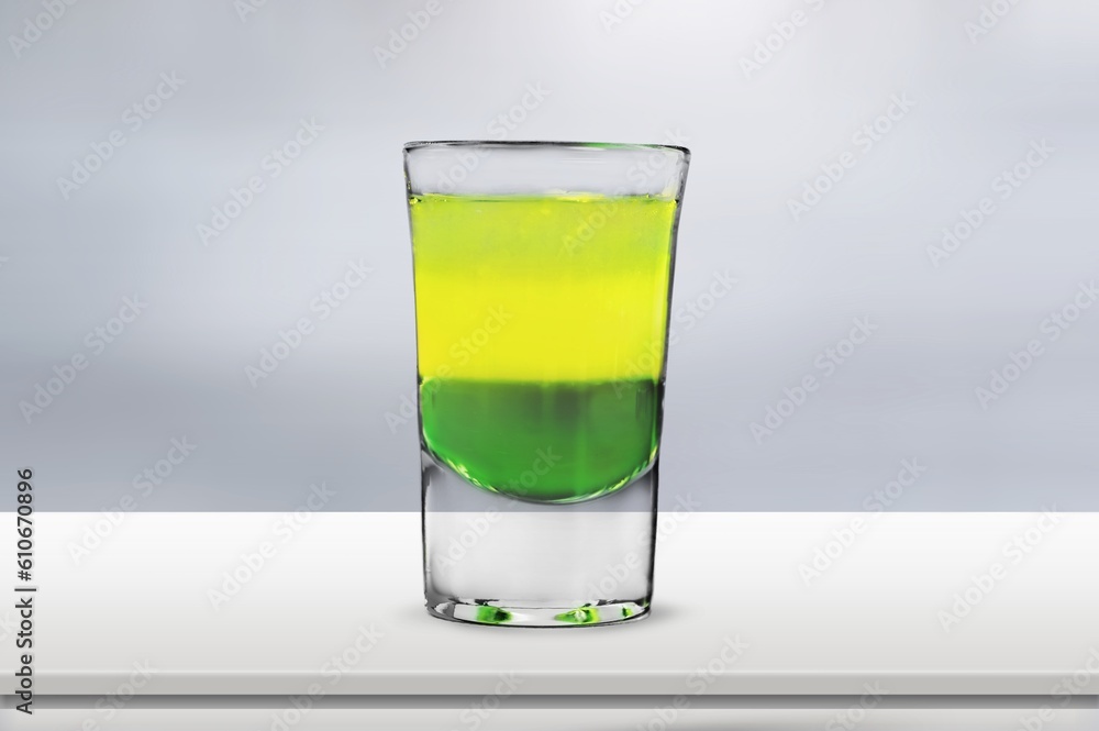 Tasty fresh sweet iced tea in glass Tasty fresh sweet iced tea in glass