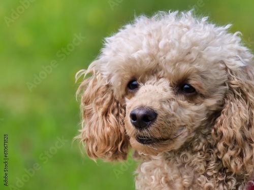 portrait of a toy poodle © Juergen