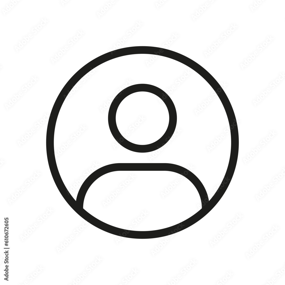 Vector flat illustration in black line. Avatar, user profile, person icon, gender neutral silhouette, profile picture. Suitable for social media profiles, icons, screensavers and as a template. Vector flat illustration in black line. Avatar, user profile, person icon, gender neutral silhouette, profile picture. Suitable for social media profiles, icons, screensavers and as a template.