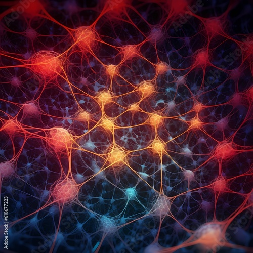 abstract neural network, connections, intelligence