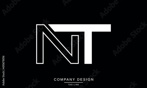 NT, TN, Abstract Letters Logo Monogram
