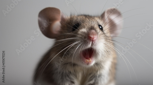 rato com expressão de surpresa  © Alexandre