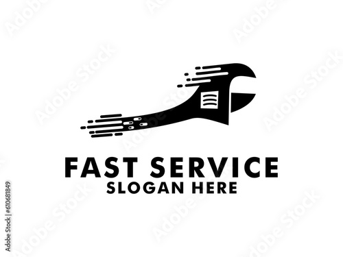 Fast Service logo vector template