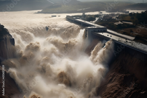 Ein Staudammbruch bedeutet eine große Naturkatastrophe für die Menschen © Thomas