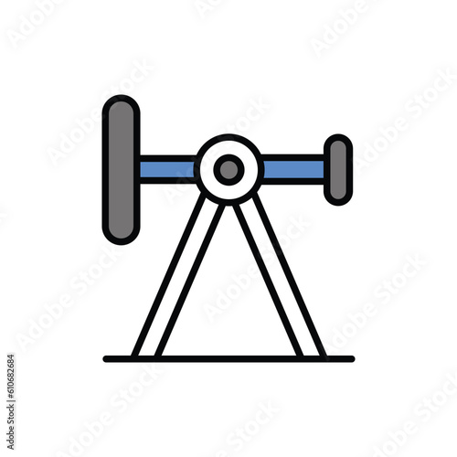 Swing Balancer icon vector stock illustration.