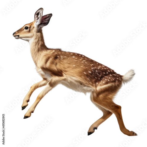 roe deer isolated on transparent background cutout © Papugrat