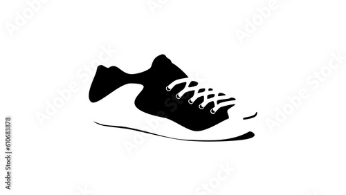 sport shoes, sneakers silhouette