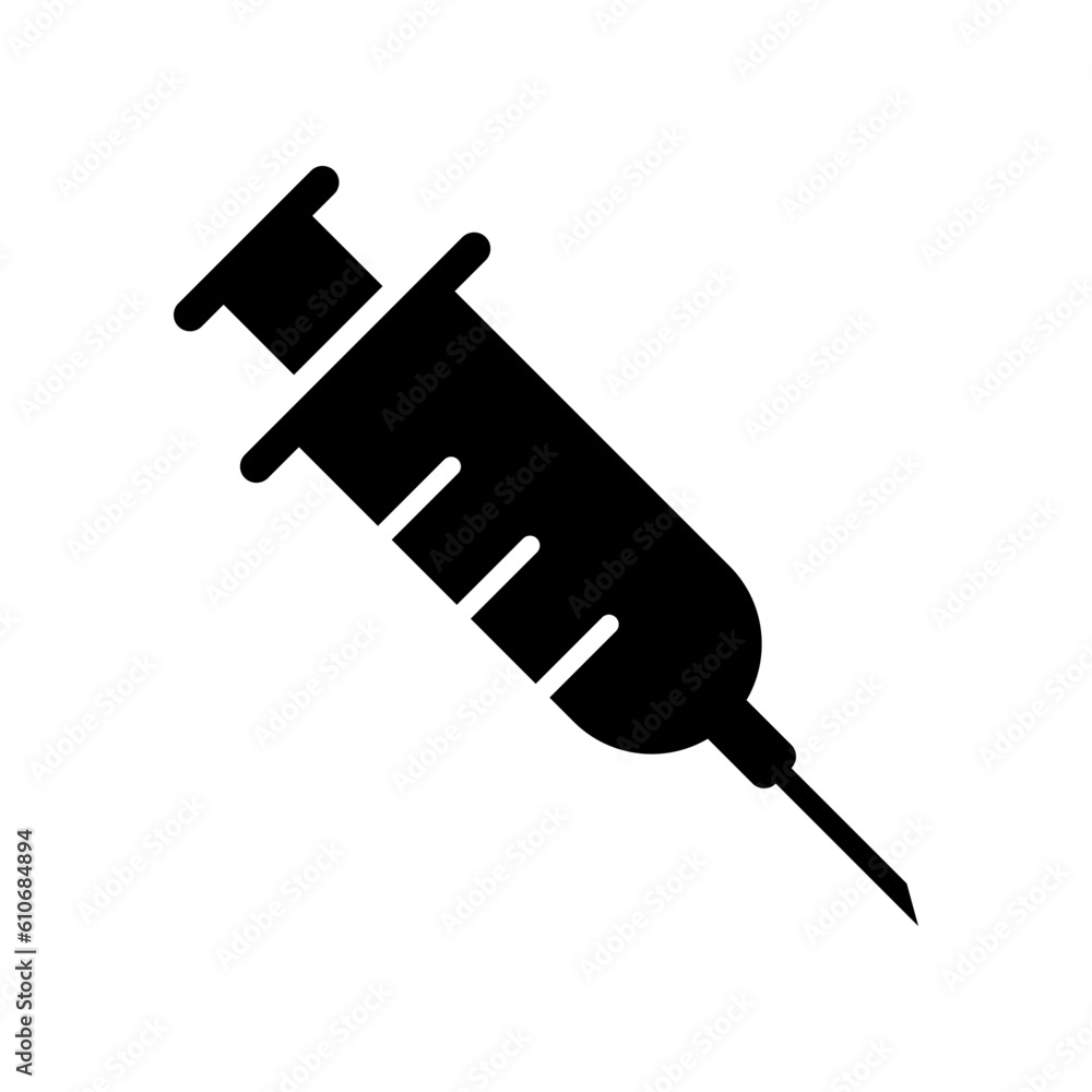 Medical syringe icon vector on trendy design Medical syringe icon vector on trendy design