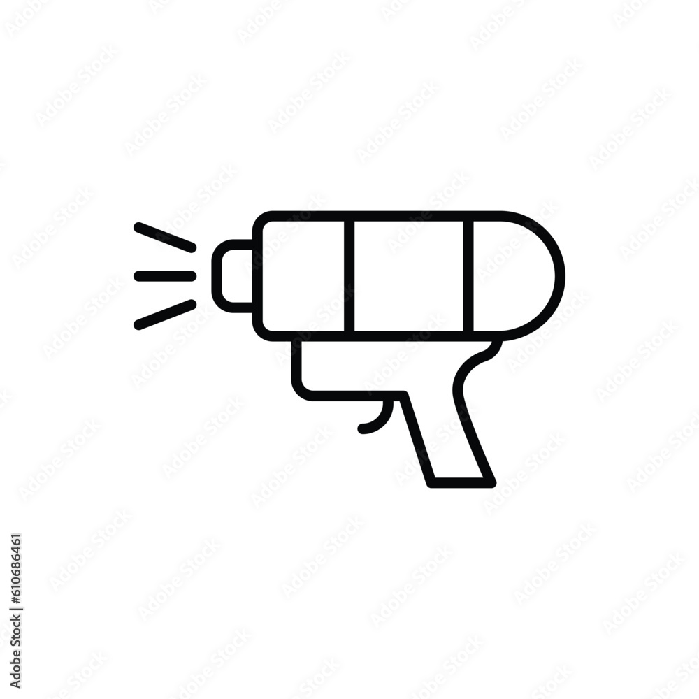 Water Gun icon vector stock illustration. Water Gun icon vector stock illustration.