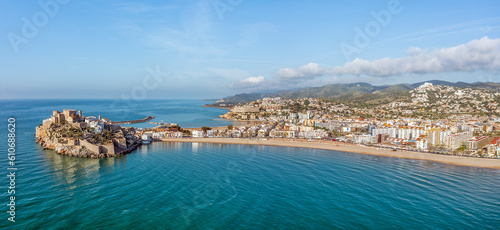 Peniscola, Castellon, Spain Aerial