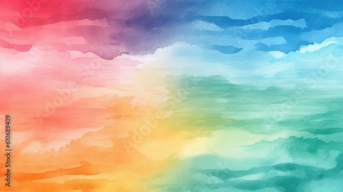 abstract watercolor background with clouds HD 8K wallpaper Stock Photography Photo Image