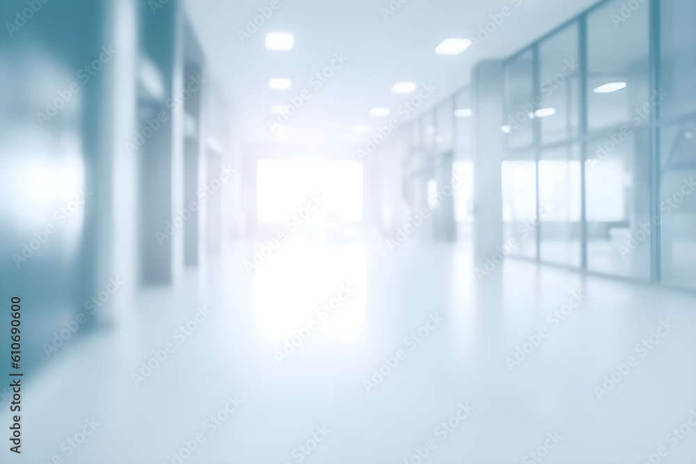 Blurred abstract background from office, modern lights, spacious business room Blurred abstract background from office, modern lights, spacious business room