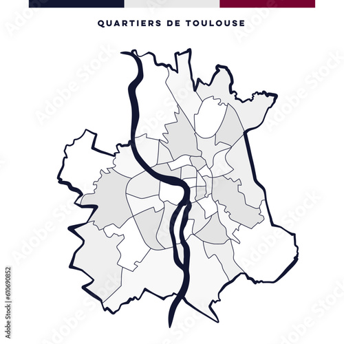 Quartiers de Toulouse - Haute-Garonne - Occitanie
