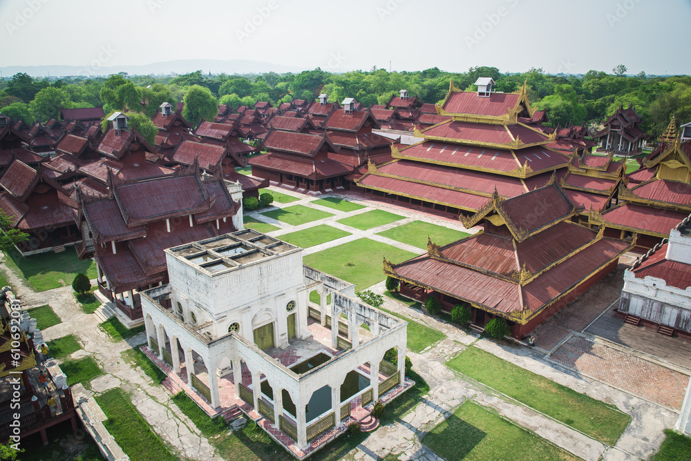 Mandalay Palace located in Myanmar, is the last royal palace of the last Burmese monarchy.