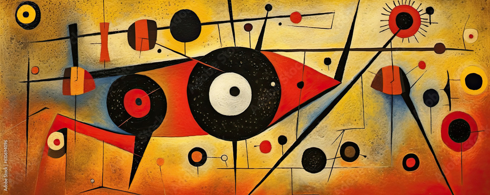 © ADDICTIVE STOCK - Generative AI illustration of abstract background with various colorful geometric shapes and lines forming bright ornament © ADDICTIVE STOCK - Generative AI illustration of abstract background with various colorful geometric shapes and lines forming bright ornament