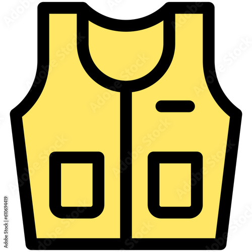 Jacket icon, Marathon related vector