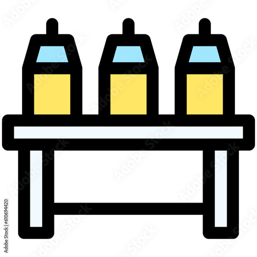Sports drink icon, Marathon related vector