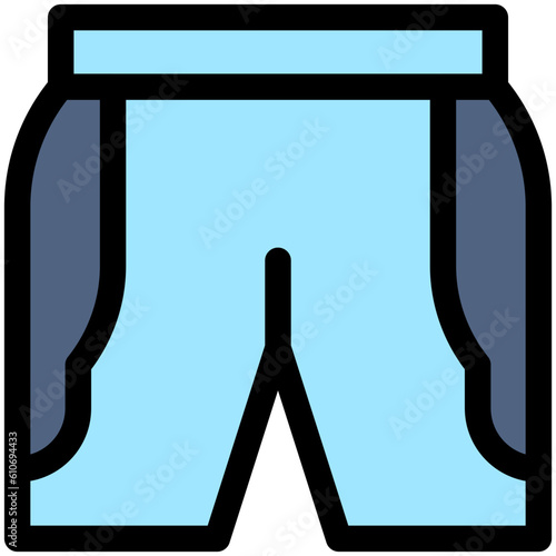 Shorts icon, Marathon related vector