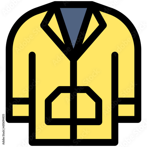 Jacket icon, Marathon related vector