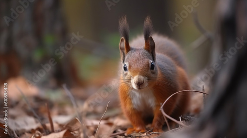 mamifero esquilo na natureza  © Alexandre