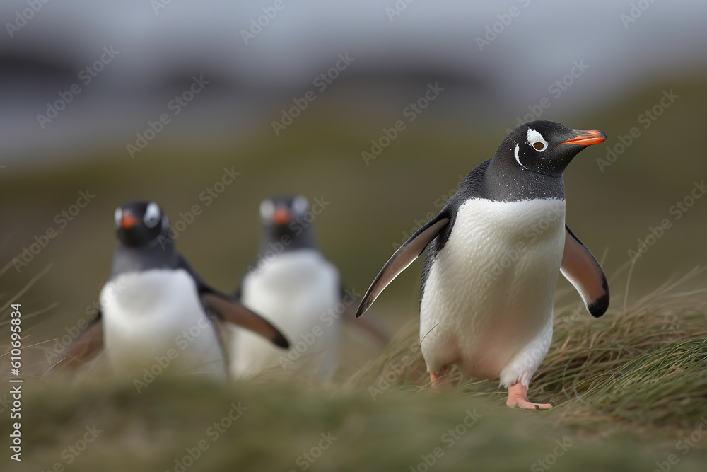 Fototapeta premium pinguins 