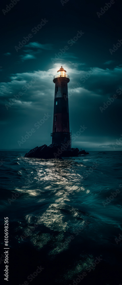 Leuchtturm - Smartphone Hintergrund Format 9:21